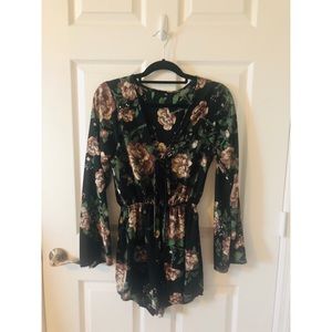 Floral Romper.